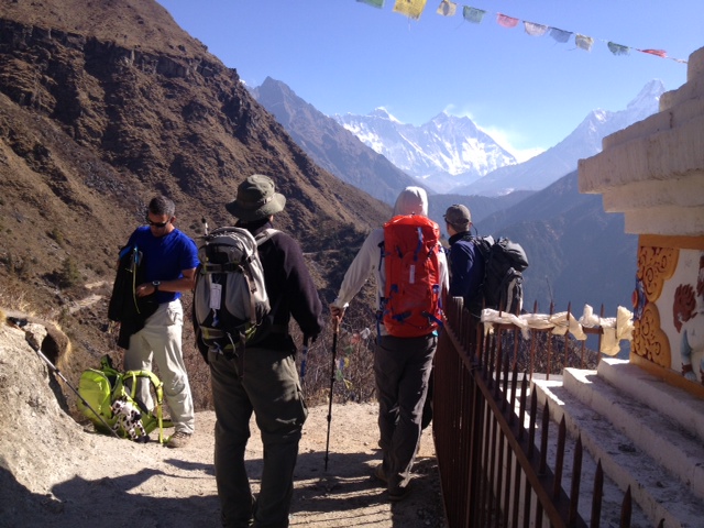 Rest stop after Namche