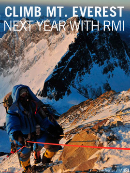 Climb Mt. Everest with RMI
