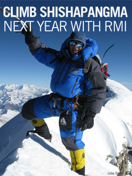 Climb Shishapangma with RMI