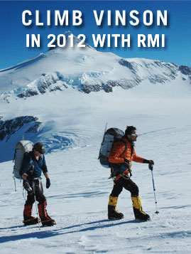 Climb Vinson in 2012 with RMI